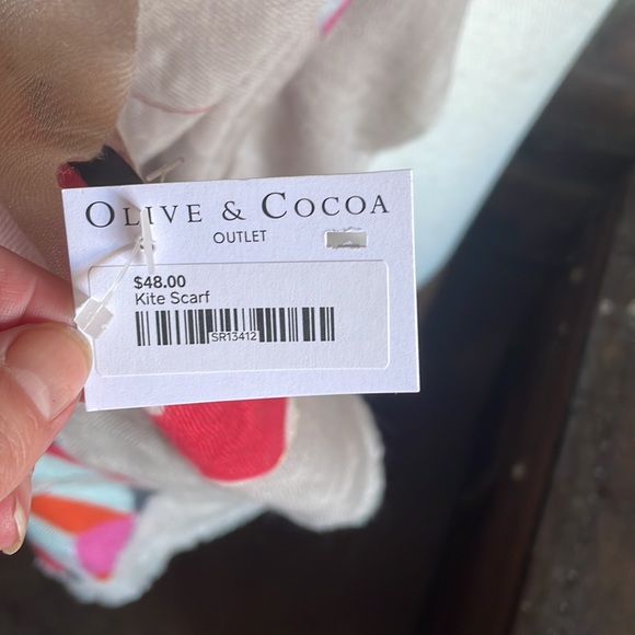 Hand stitched KITE scarf by Plume Noire NEW - Picture 2 of 8